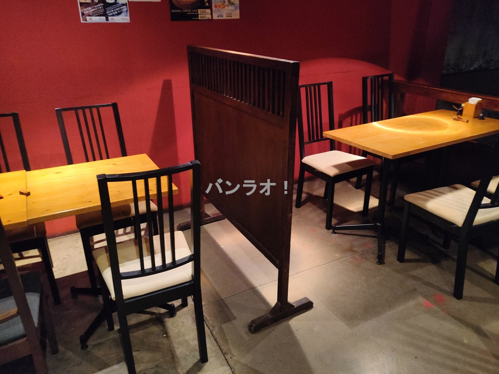 テーブル席(2階)