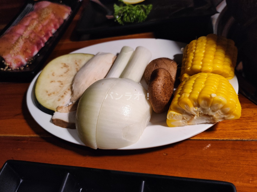 焼き野菜(KIRABI SET) : 80THB