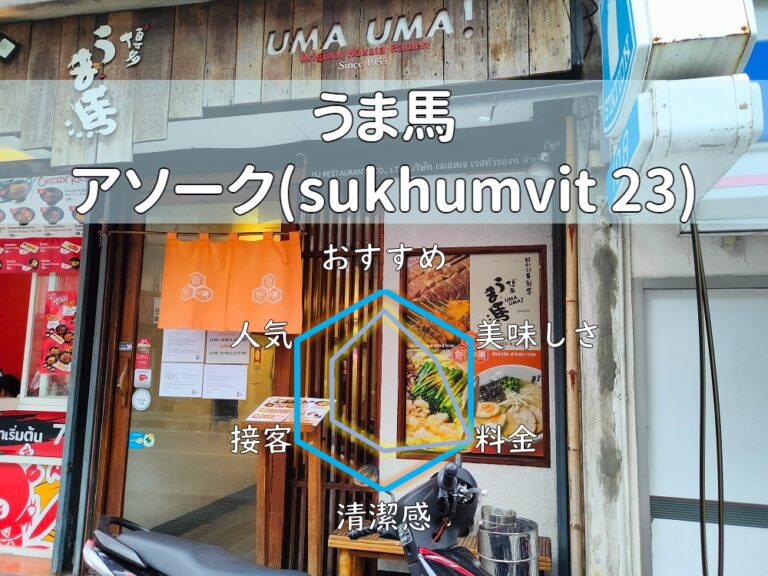 【うま馬】飲み放題ありのラーメン居酒屋は鍋も餃子も美味しい！【アソーク】